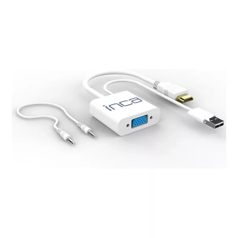 INCA VGA uz HDMI + USB + Audio Pārveidotājs IVTH-01
