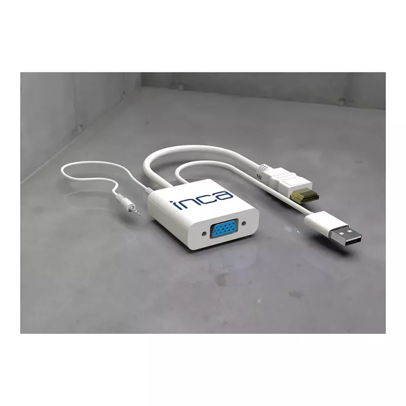 INCA VGA uz HDMI + USB + Audio Pārveidotājs IVTH-01