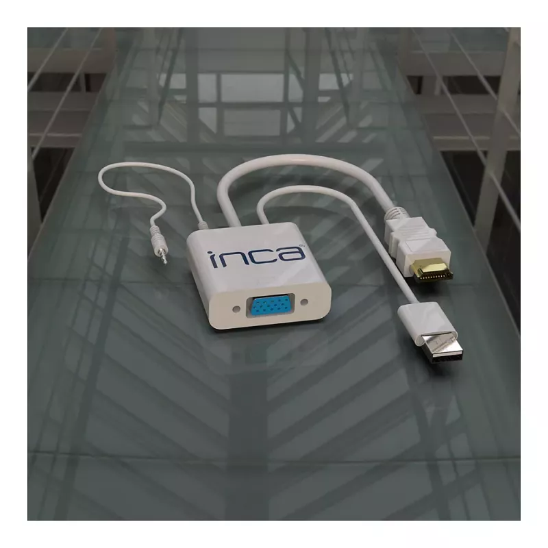 INCA VGA uz HDMI + USB + Audio Pārveidotājs IVTH-01