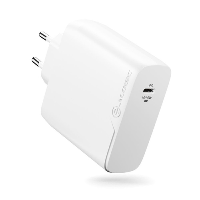 ALOGIC Rapid Power 100W GaN lādētājs USB-C balts