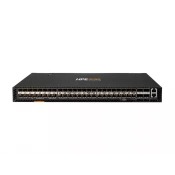 HPE Aruba 8320 48-Port 10GbE SFP+ un 6-Port 40GbE QSFP+ pārvaldīts Layer 3 slēdzis ar 2x 400W barošanas blokiem, 5x ventilatoriem, stiprinājuma komplektu, TAA atbilstīgs