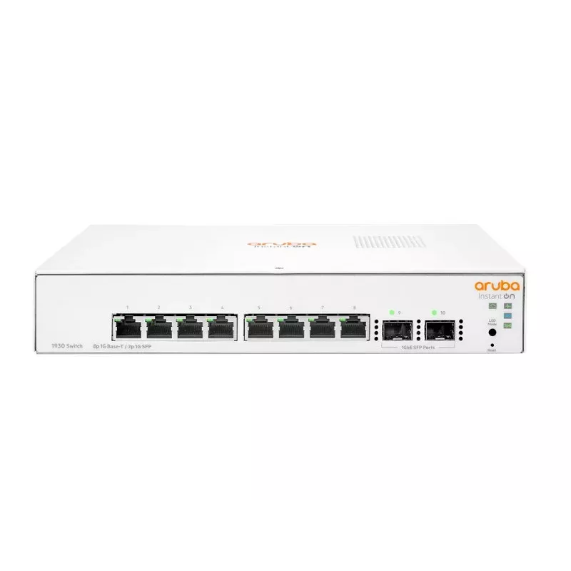 HPE Aruba Networking JL680A tīkla slēdzis, pārvaldīts, Gigabit Ethernet (10/100/1000), 1U, balts