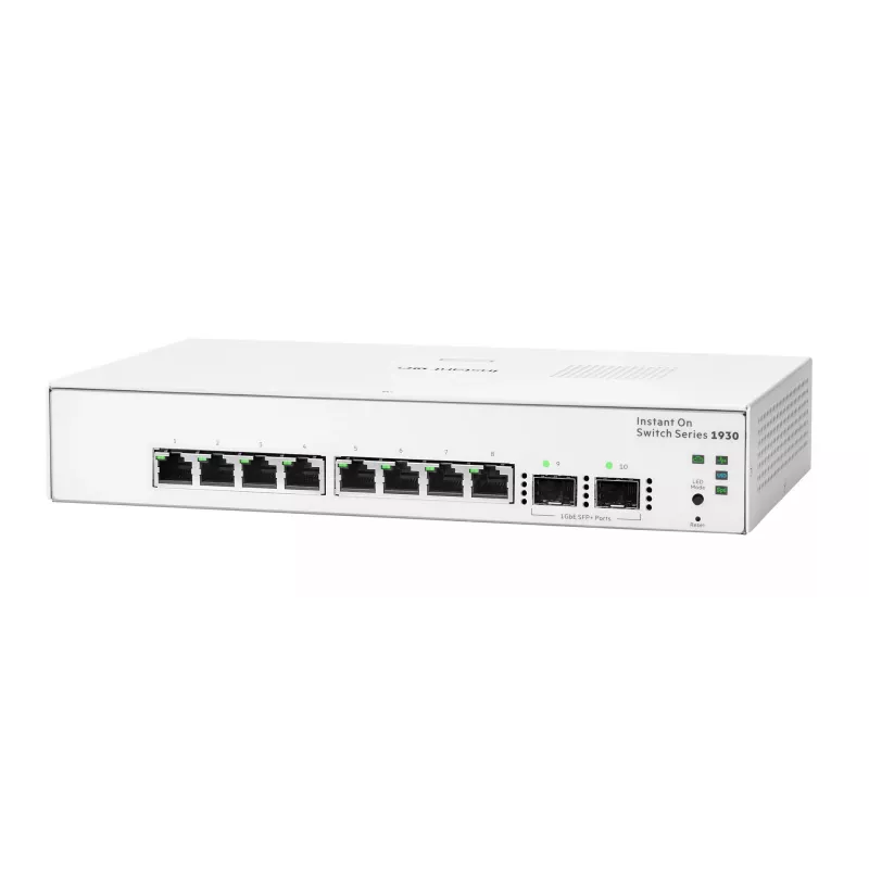 HPE Aruba Networking JL680A tīkla slēdzis, pārvaldīts, Gigabit Ethernet (10/100/1000), 1U, balts