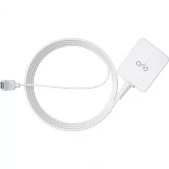 ARLO USB lādētājs ar Euro spraudni uz USB-C 7,6m āra versija balta