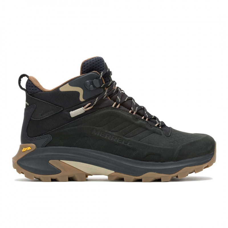 Merrell Moab Speed 2 Leather Mid Hiking Boots - Melns - ASV Vīriešu 10.5