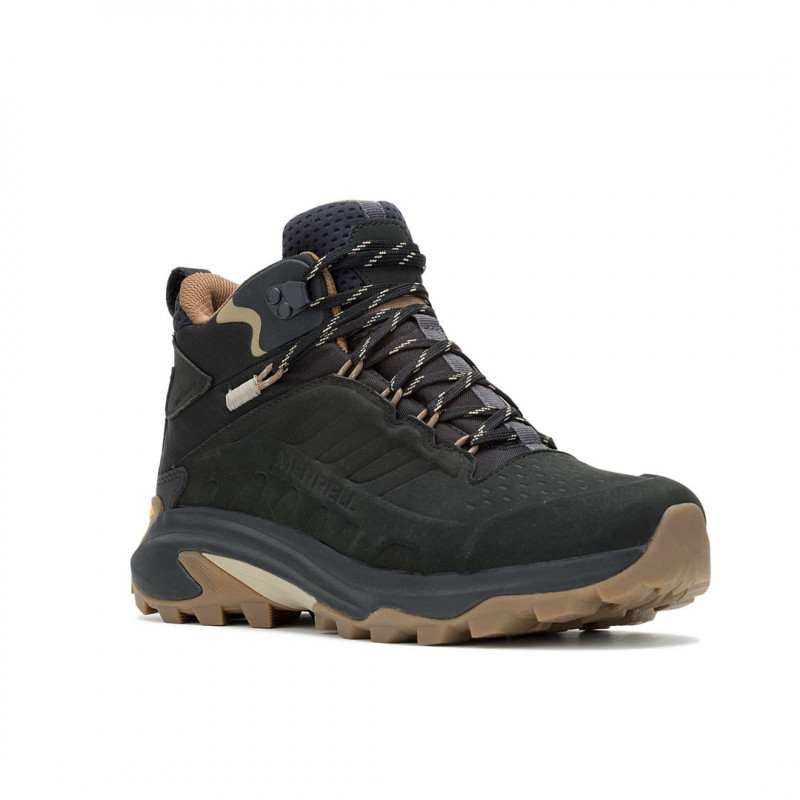 Merrell Moab Speed 2 Leather Mid Hiking Boots - Melns - ASV Vīriešu 10.5