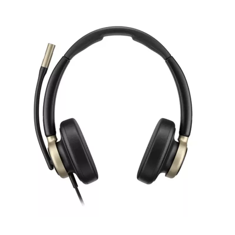 HP Poly Mission 825 vadu stereo USB austiņas ar ANC - melna