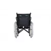 REHA FUND Steel Wheelchair RF-1/45/PN/CZA-624/PU - Manuāls ratiņkrēsls, 45 cm sēdekļa platums, 120 kg ietilpība, melns