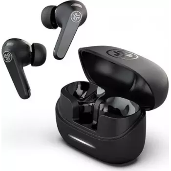 JLab JBuds ANC Pods True Wireless Earbuds ar aktīvo trokšņu slāpēšanu, IP55, Melns