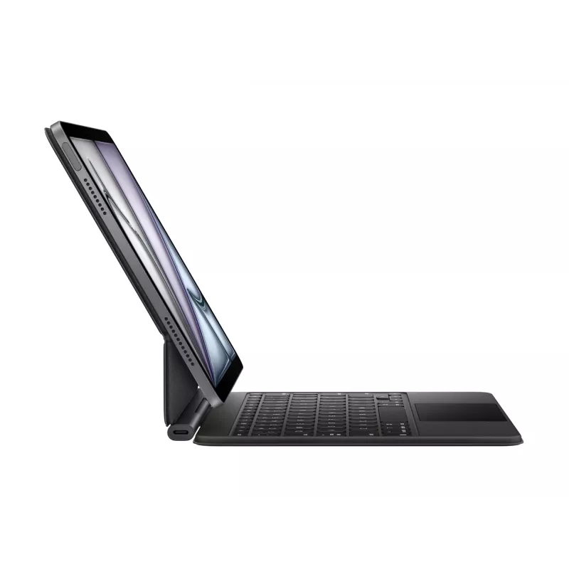 Apple Magic Keyboard iPad Air 11 collu (M4, M3) — krievu — melns