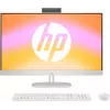 HP All-in-One 27-cr0024na galddators, 27 inch Full HD IPS displejs, Intel Core i7-1355U, 8GB DDR4 RAM, 512GB PCIe NVMe SSD, Windows 11 Home, dabīgs sudrabs (atjaunota prece)