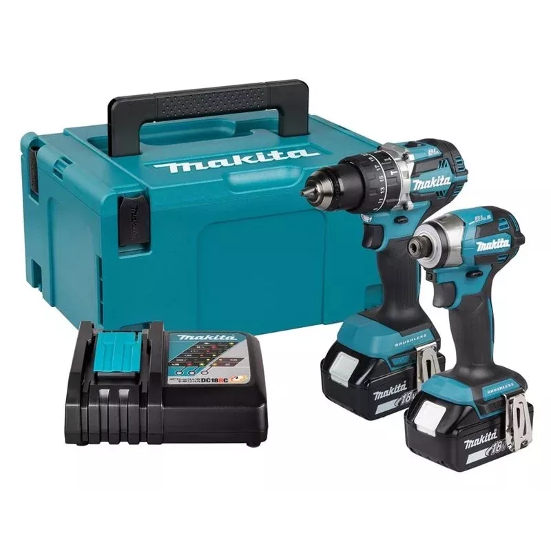 MAKITA BEZVADU KOMBINĒTAIS KOMPLEKTS DLX2575TJ 2X5AH 18V
