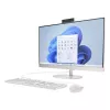 HP All-in-One 27-cr0047nf Desktop PC, AMD Ryzen 5 7520U, 16 GB RAM, 512 GB SSD, 27 inch Full HD IPS Displejs, Windows 11 Home, Dabīgs Sudrabs (atjaunota prece)