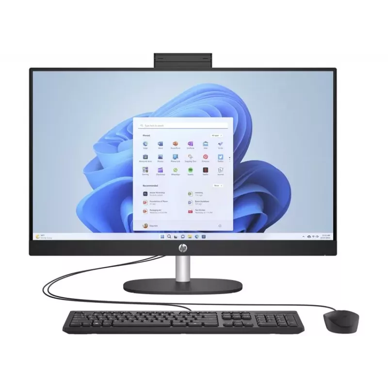 HP All-in-One 27-cr0037na, AMD Ryzen 7 7730U, 27 inch Full HD IPS, 16 GB RAM, 512 GB SSD, Windows 11 Home, Snow White (atjaunota prece)
