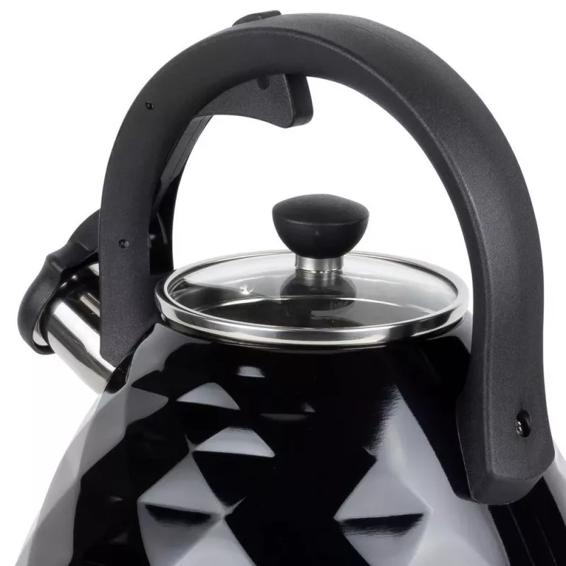 RESTO Whistling Kettle 3L Stainless Steel Silver/Black 90610