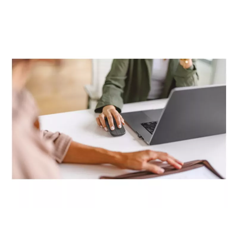 Logitech Mobi Fold for Business - Bezvadu pele - Labā roka - Grafīts