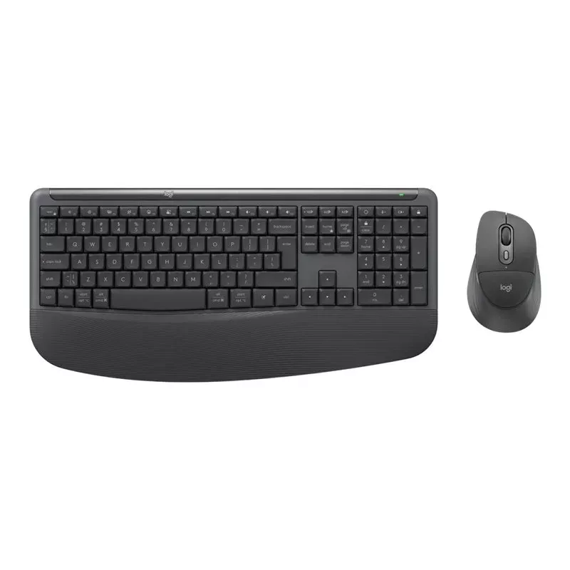Logitech MK880 For Business bezvadu tastatūras un peles komplekts - Grafīts - US International - 2,4 GHz/BT