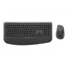 Logitech MK880 For Business bezvadu tastatūras un peles komplekts - Grafīts - US International - 2,4 GHz/BT