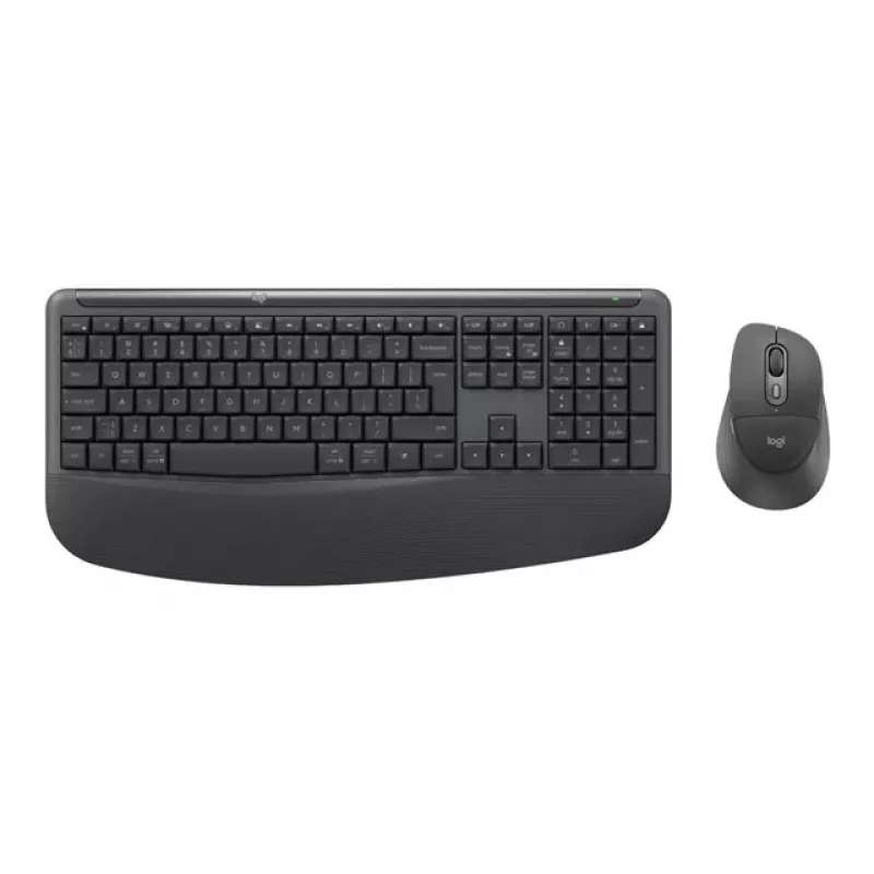 Logitech MK880 For Business bezvadu tastatūras un peles komplekts - Grafīts - US International - 2,4 GHz/BT