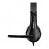 CANYON PC Headset CHSU-1 PC Mic USB 2m Black