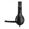 CANYON PC Headset CHSU-1 PC Mic USB 2m Black