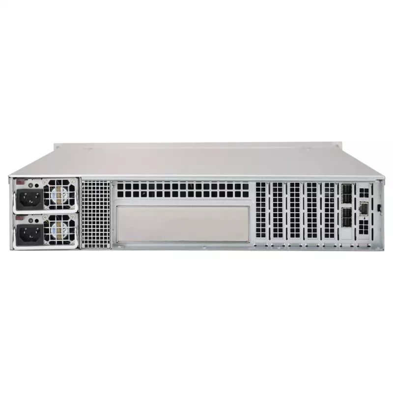 Supermicro SC216 BE1C-R609JBOD 2U 24x2.5 inch Hot-Swap SAS3 JBOD Enclosure ar 2x600W Redundantiem Barošanas Avotiem