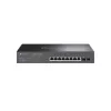 TP-LINK TL-SG2210MP Smart Managed Layer 2+ Switch, 8-Port Gigabit PoE+ ar 2 SFP slotiem, 150W PoE budžets, uzstādāms statīvā