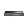 TP-LINK TL-SG2210MP Smart Managed Layer 2+ Switch, 8-Port Gigabit PoE+ ar 2 SFP slotiem, 150W PoE budžets, uzstādāms statīvā