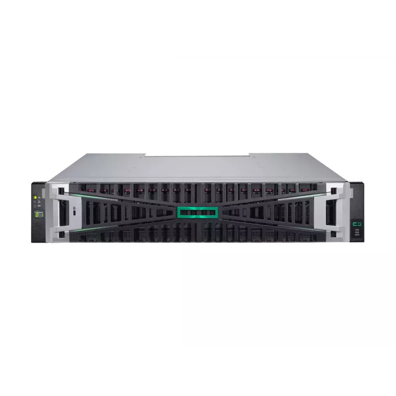 HPE Modular Smart Array 2070 16Gb Fibre Channel SFF Storage - 7. paaudze - Hybrid Flash Array - 0 TB - 24 SFF nodalījumi - 2U montējams statīvā