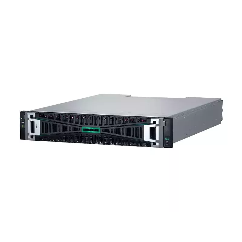 HPE Modular Smart Array 2070 16Gb Fibre Channel SFF Storage - 7. paaudze - Hybrid Flash Array - 0 TB - 24 SFF nodalījumi - 2U montējams statīvā