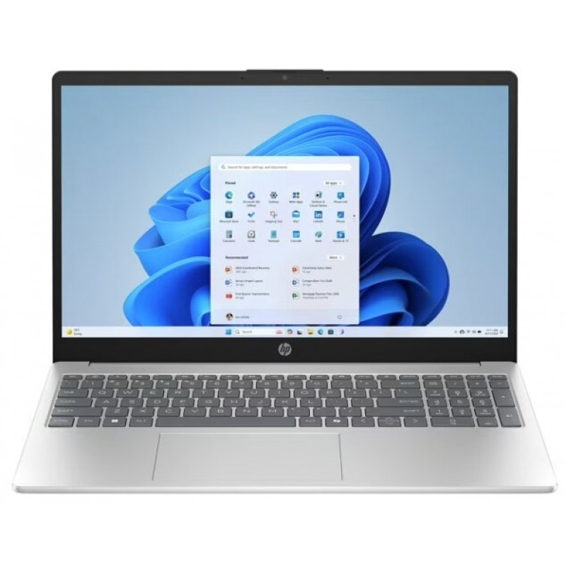 HP 15-fc0047 15.6 inch FHD Skārienjūtīgs AMD Ryzen 7 7730U 16GB 512GB SSD W11H, Dabīgs Sudrabs