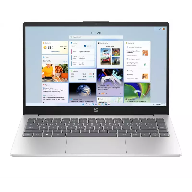 HP Laptop 14-em0021ne, AMD Ryzen 5 7520U, 8GB RAM, 256GB SSD, 14.0 inch FHD, Natural Silver, Windows 11 Home (atjaunota prece)