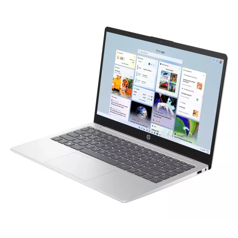 HP Laptop 14-em0021ne, AMD Ryzen 5 7520U, 8GB RAM, 256GB SSD, 14.0 inch FHD, Natural Silver, Windows 11 Home (atjaunota prece)