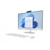 HP All-in-One 27-cr0051na, AMD Ryzen 7 7730U, 16 GB RAM, 512 GB SSD, 27 inch Full HD IPS, Windows 11 Home, Balts (atjaunota prece)