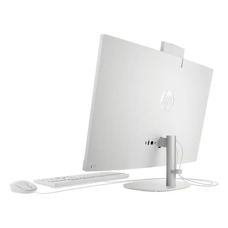HP All-in-One 27-cr0051na, AMD Ryzen 7 7730U, 16 GB RAM, 512 GB SSD, 27 inch Full HD IPS, Windows 11 Home, Balts (atjaunota prece)