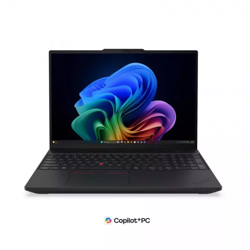 Lenovo ThinkPad T16 Gen 5 16 inch WUXGA klēpjdators, Intel Core Ultra 5 325U, 16GB DDR5, 512GB SSD, Intel Graphics, Windows 11 Pro, Ziemeļvalstu apgaismota tastatūra, Melns, Pirkstu nospiedumu lasītājs, 5G paplašināms, 3 gadu garantija