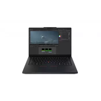 Lenovo ThinkPad P14s Gen 7 14,5 inch WUXGA klēpjdators, Intel Core Ultra 7 356H, 32GB RAM, 1TB SSD, NVIDIA RTX PRO 500 Blackwell 6GB, Windows 11 Pro, angļu valodas apgaismota tastatūra, pirkstu nospiedumu lasītājs, 3 gadu garantija