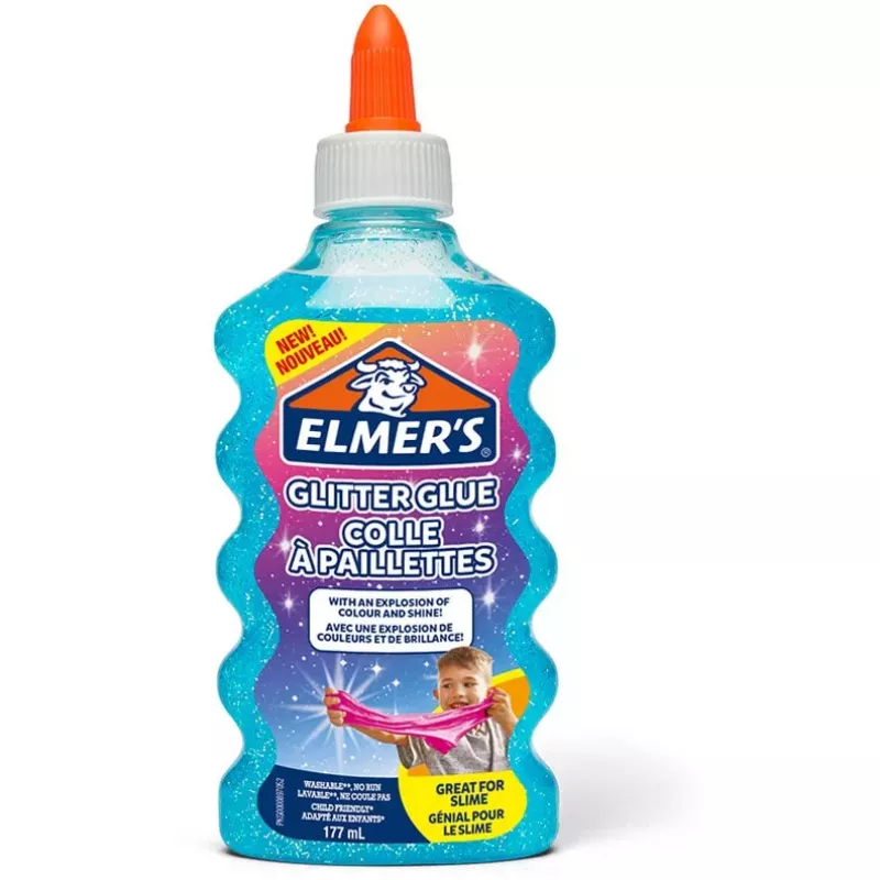 Elmer's 2077252 šķidrā līme - 177 ml (6 fl oz) - Mazgājama, netoksiska, žūst caurspīdīga - Spiežamā pudele