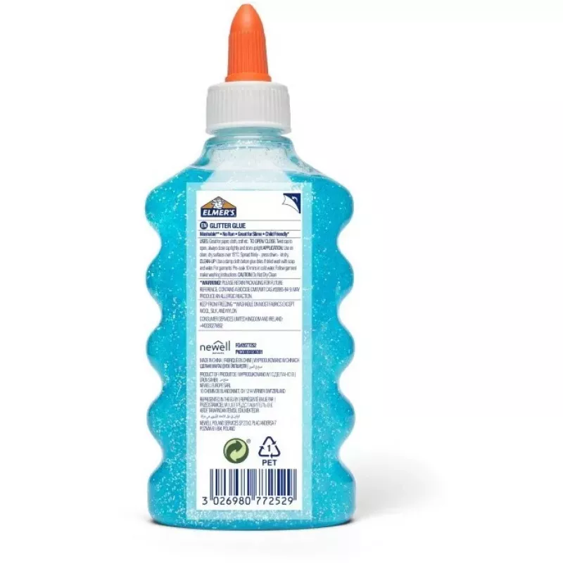 Elmer's 2077252 šķidrā līme - 177 ml (6 fl oz) - Mazgājama, netoksiska, žūst caurspīdīga - Spiežamā pudele