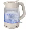 Tefal Morning Glass Kettle KO2G0BE0 1.7L 2200W Caurspīdīgs/Melns
