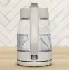 Tefal Morning Glass Kettle KO2G0BE0 1.7L 2200W Caurspīdīgs/Melns