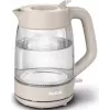 Tefal Morning Glass Kettle KO2G0BE0 1.7L 2200W Caurspīdīgs/Melns