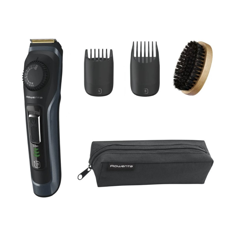 Rowenta Beard Trimmer TN3804E0 Virtuo Cordless 39 Length Steps Black/Blue