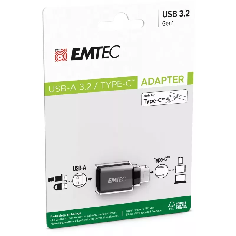 Emtec adapteris USB 3.1 uz USB-C