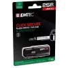 Emtec USB 3.2 Click Secure B120 256GB USB zibatmiņa Melna