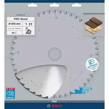 BOSCH Standard for Wood Accu Saw Blade 305x30x40z