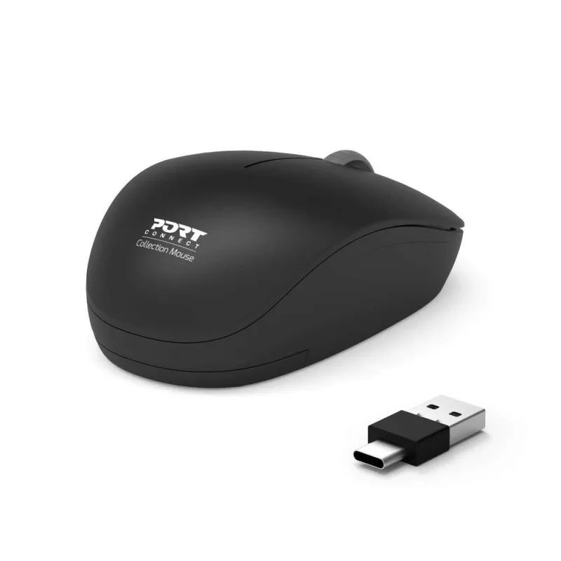 PORT CONNECT Mouse Collection II Wireless 2.4 GHz Black