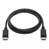 Tripp Lite Series DisplayPort kabelis ar fiksējošiem savienotājiem, 4K 60 Hz (M/M), melns, 6 pēdas