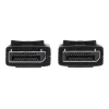 Tripp Lite Series DisplayPort kabelis ar fiksējošiem savienotājiem, 4K 60 Hz (M/M), melns, 6 pēdas