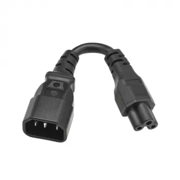 Eaton Tripp Lite Series Strāvas kabelis - IEC C14 uz IEC C5 - 0,15 m - Melns